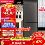 荣事达（Royalstar）183升小冰箱小型家用出租房办公室宿舍双开门两门双门二门电冰箱节能省电低音钛深灰BCD-183L9RSZ