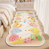 茵尚卡通床边地毯卧室床边毯房间地垫异形不规则床头免打理脚垫可机洗