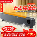 荣事达（Royalstar）【速热】石墨烯踢脚线取暖器家用电暖器全屋升温电暖气遥控定时对流暖风机加热烤火器 NDT-2215Y