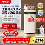 贝昂无耗材空气净化器专业除过敏原消毒杀菌除甲醛除烟味家用空气消毒机 【除过敏原认证】X3M