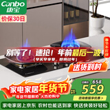 康宝（Canbo）5.2KW定时灶猛火嵌入式燃气灶具双炉灶家用台式一级能效【政府补贴】双眼打火灶JZT-2QB670天然气