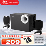 漫步者（EDIFIER） R201T06  2.1电脑音箱 多媒体台式音响 黑色