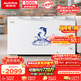 澳柯玛（AUCMA）500升单温冷柜家用商用卧式大冰柜雪糕柜冷藏柜冷冻柜顶开门冰箱一级能效 BC/BD-500HNE 以旧换新