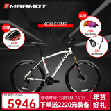 土拨鼠（Marmot）全球十大运动自行车品牌排行榜超轻高端硬尾山地车越野减震单车 白黑红下单备注身高 11速 适合身高165-175