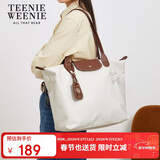 Teenie Weenie单肩包小熊新年情人节礼物送女友休闲通勤大容量托特斜挎包