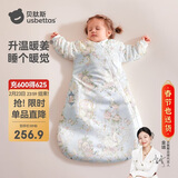 贝肽斯婴儿睡袋暖姜恒温儿童一体睡袋婴幼儿防踢被睡衣冬季加厚 弗里德M