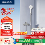 恒洁（HEGII）淋浴花洒套装 铜合金主体小户型分体手持淋浴花洒全套HMF931-21B