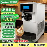 戈绅（goshen）冰淇淋机商用台式单色冰激凌机器 全自动冰淇淋制作机 小型雪糕机甜筒机奶茶店摆摊机器ST16E/GT22 台式-不锈钢色【双重膨化+预冷保鲜】 SJ18R1EJ