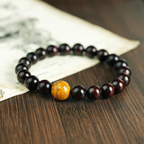 满木园故宫款 印度小叶紫檀手串 搭配大漆男士手链女单圈手串生日礼物