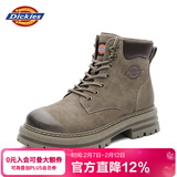 Dickies男士马丁靴高帮时尚男靴工装靴情侣靴男 浅咖色 39-男女款