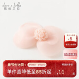 戴维贝拉（DAVE＆BELLA）儿童发饰女童宝宝洋气头饰女孩公主粉色花朵发卡春秋款