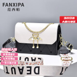 范西帕（FANXIPA）包包女包原创单肩包女士手提包斜挎包送女友老婆情人节生日礼物女 刺绣爱心黑天鹅【精美礼盒】