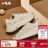 斐乐 斐乐运动鞋女MARS II 火星系列二代秋秋季时尚复古跑步鞋女 奶白/木薯粉-GT 36.5