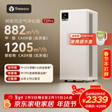 树新风空气净化器除甲醛异味除菌除过敏认证家用宠物大空间全效T2pro净化器