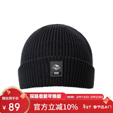 探路者（TOREAD）帽子 秋冬男女通用防风保暖弹力针织帽户外套头帽TELLCM90744黑色