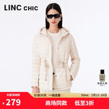 金羽杰90鸭绒轻薄羽绒服女士短款春秋季连帽简约休闲轻暖外套Y21803272Y