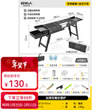 原始人烧烤架户外烧烤炉家用碳烤炉3-7人便携式木炭烧烤架子 升级加厚双翼【食品级304烤网】18件套+5斤炭+煎盘