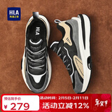 海澜之家HLA男鞋百搭运动鞋男潮流鞋子男士休闲鞋男 0497 黑色(加绒) 40