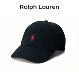Polo Ralph Lauren拉夫劳伦 男女同款棒球帽潮流舒适透气 004黑色 均码 七夕送礼