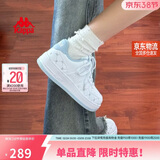 卡帕（Kappa）女鞋春季2026新款增高小白鞋子女款休闲运动板鞋女潮鞋 冰山蓝 36