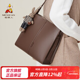 稻草人包包女包2026新款时尚百搭单肩包上班通勤斜挎包包情人节新年礼物 咖啡色