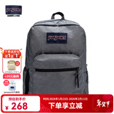 JANSPORT杰斯伯书包轻便双肩包男女旅行包简约背包电脑包学生校园 47LX81D深灰色-侧袋+隔层