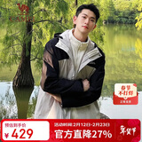 骆驼户外(CAMEL)冲锋衣男女防污防水三合一两件套冲锋衣男 A13CA70125