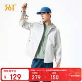 361°外套男秋冬季三防防泼水运动休闲连帽冲锋夹克风衣服652534601H-1