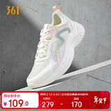 361°运动鞋女春季透气轻便减震通勤休闲慢跑步鞋子女682322205F-3