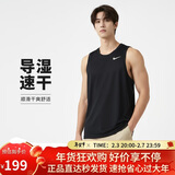 耐克NIKE运动背心男子速干凉爽DRI-FIT背心DV9814-010黑XXL