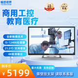 畅想视界（ThinkView）巨匠工业触摸屏一体机台式商用办公教学会议医疗专用防水防尘防雾十点电容触控电脑整机可壁挂定制 【全新触摸技术】21.5英寸12代i5-12400 8G+256G固态硬盘