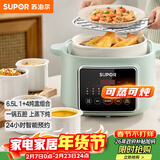 苏泊尔（SUPOR）电炖锅 电炖盅煲汤锅炖汤锅隔水炖锅 燕窝炖盅 煮粥锅蒸锅电煮锅婴儿辅食锅陶瓷DZ45FC865多功能锅