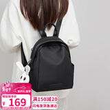 YUYULA双肩包女休闲大容量帆布学生背包时尚轻便旅行书包生日礼物送女友