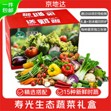 京地达寿光新鲜蔬菜15种组合 净重14斤 年货节特菜礼盒 源头直发 包邮
