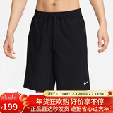 耐克NIKE男子春夏梭织短裤 运动休闲 凉爽轻便FN2999-010黑色 2XL