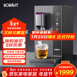 BORAVIT【国家补15%】净饮一体机 即热饮水机 RO反渗透净水器净饮机 家用可免安装可外接水管台式直饮机 【双水源可接水管款】Q11即热型