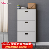 雅美乐鞋柜家用门口 三门简约超薄翻斗玄关走廊入户门厅放鞋柜