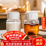 格娜斯胖胖杯豆浆杯迷你玻璃杯女便携水杯带刻度牛奶咖啡杯果汁小杯子