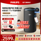 飞利浦（PHILIPS）空气净化器除甲醛除菌除异味除过敏源去烟味 小户型甲醛净化器 智能感应 【新品】母婴级甲醛监控丨AC4228黑