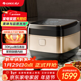 大松（TOSOT）格力电饭煲4-5人家用电饭锅4L微压力4段IH加热智能多功能煮粥煲汤带蒸屉健康发芽饭40X80C