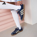 adidas「T头鞋」VL COURT复古休闲板鞋德训鞋男女阿迪达斯轻运动   深蓝/暖香草色/灰蓝 (推荐女生买小半码)   39