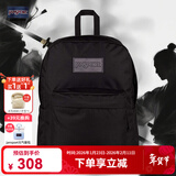 JANSPORT杰斯伯书包轻便双肩包男女旅行包简约背包电脑包学生校园 4QUEGP0 黑武士-隔层+侧袋-25年