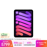 Apple/苹果 iPad mini (A17 Pro) 8.3英寸 平板电脑(256G eSIM版/mini7/MXQ73CH/A)紫色