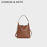 CHARLES&KEITH吸扣式单肩斜挎包手提水桶包包女包生日礼物送女友CK2-10782671