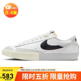 耐克NIKE运动板鞋男复刻BLAZER LOW运动鞋DZ2544-100白黑42.5