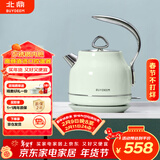 北鼎（Buydeem） 电热水壶便携式家用便携式烧水壶全自动一体304不锈钢自动断电高颜值热水壶 K203浅杉绿