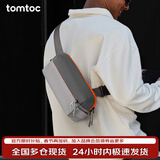 tomtoc胸包男士斜挎包单肩包休闲防水机能时尚Switch收纳包T21S1 标准款 星际灰 3L