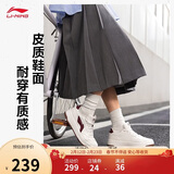 李宁天迹SOFT丨板鞋女鞋休闲鞋柔软舒适复古经典百搭运动鞋AGCU272