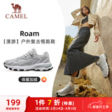 骆驼（CAMEL）漫游复古慢跑鞋女加绒运动鞋子 K23S09L7014A 奶白/椰子灰 37