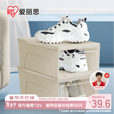 爱丽思鞋盒透明大号鞋子收纳盒防尘鞋柜翻盖式鞋架收纳神器爱丽丝 2个装